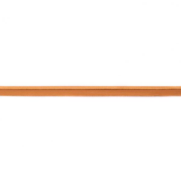 elastisches Glanz-Paspelband Dunkels Senfgelb